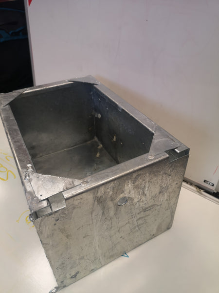 Galvanised Cold Water Storage Tank 10 Gallon 18" x 12" x 12"