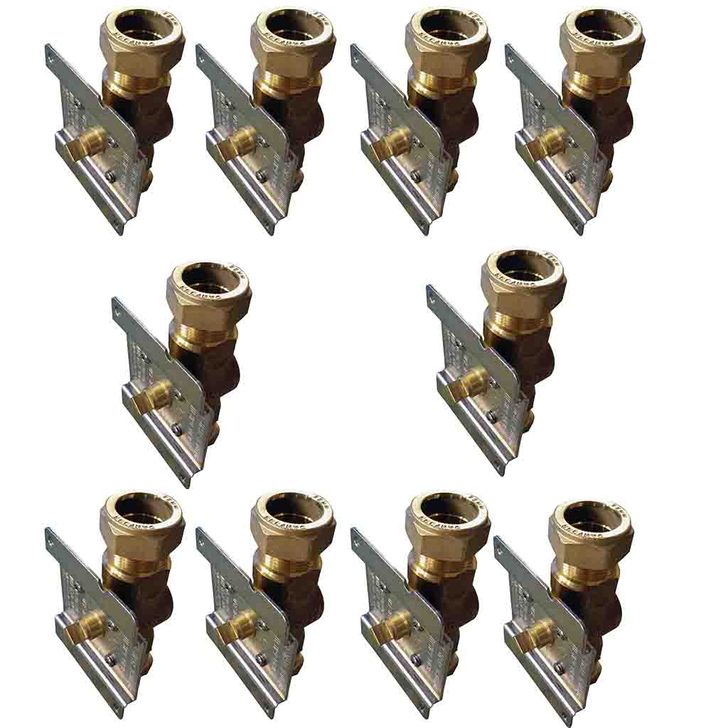Danfoss HPV22 Brass Valve Body 22mm (Pack of 10)