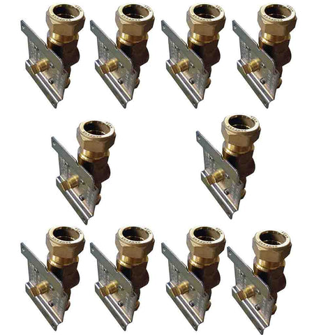 Danfoss HPV22 Brass Valve Body 22mm (Pack of 10)